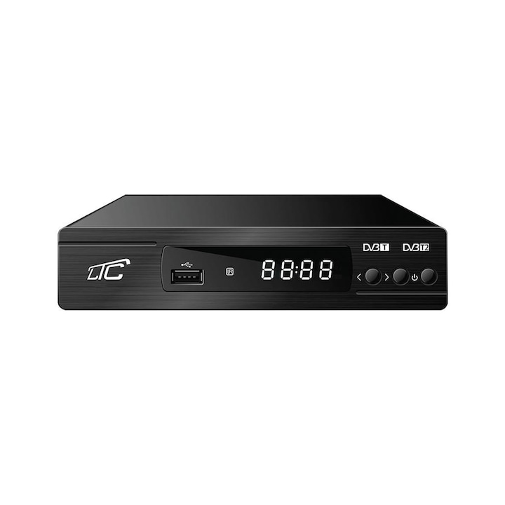 Tuner digital DVB-T / T2 DVB101 HEVC H.265 cu telecomanda programabila LTC