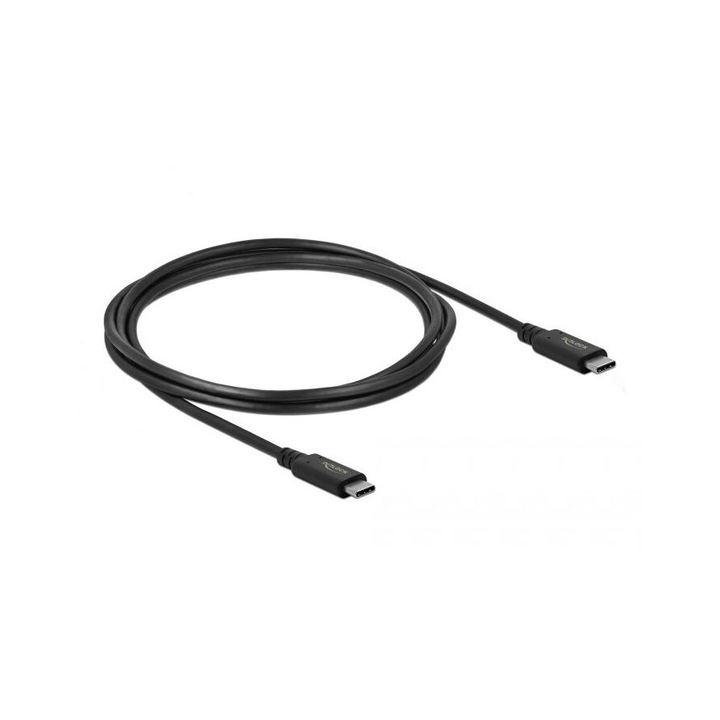 Cablu USB-C 4 (Gen 3x2) 4K60Hz/PD 100W T-T 2m, Delock 86980