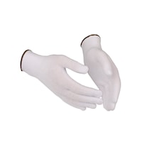 Manusi de protectie din bumbac, albe, Guide 542, marimea M