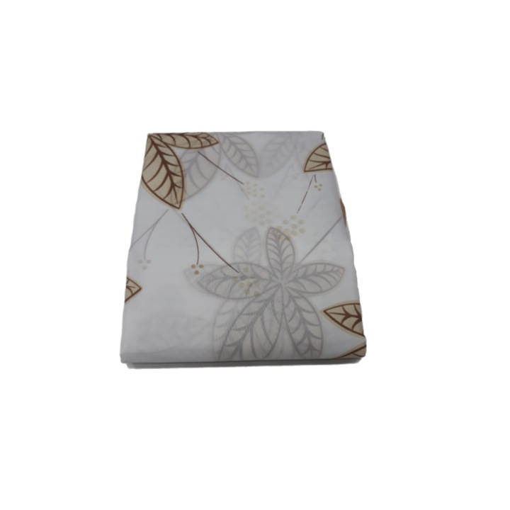 Perdea dus cu 12 inele din poliester, Tropik Home, 180x200 cm, star BS-6812