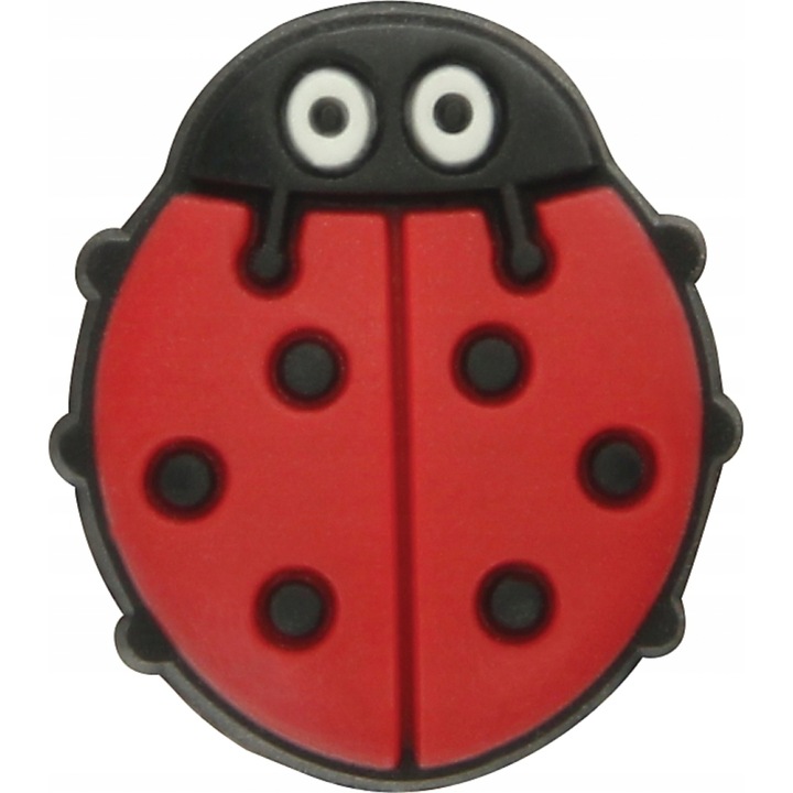 Accesoriu Crocs Jibbitz™, LadyBug, Rosu