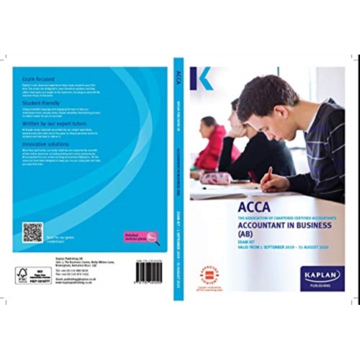 ACCOUNTANT IN BUSINESS - EXAM KIT de KAPLAN PUBLISHING