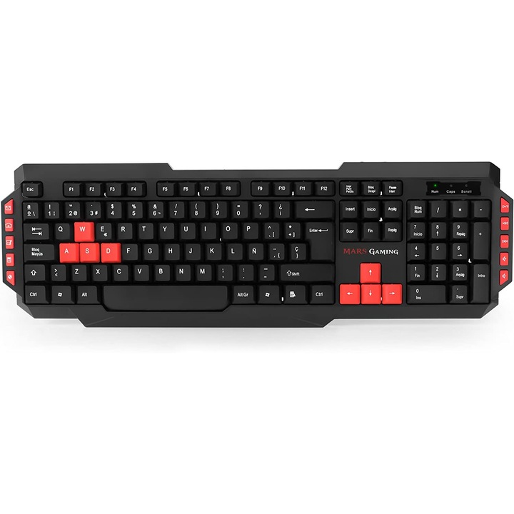 Set tastatura gaming Marsgaming MRCP1, 4 piese