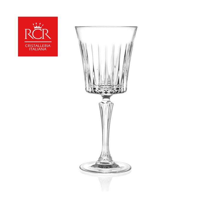 Комплект чаши за червено вино RCR Style Timeless, Kристални, HoReCa, 6 броя, ХоРеКа