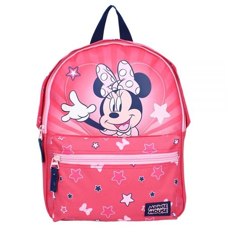 Minnie Mouse Backpack For Kids - Disney Style Icons Brown Panther Print Bag | Adjustable Shoulder Straps 11 thumbnail image