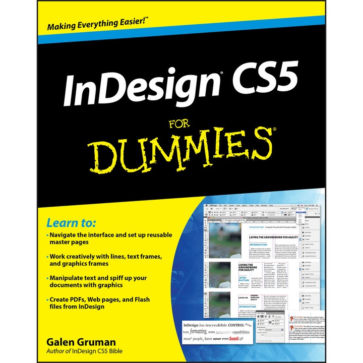 InDesign CS5 For Dummies de Galen Gruman