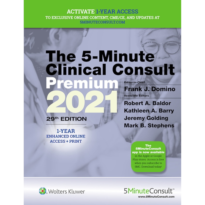 5-Minute Clinical Consult 2021 Premium de Dr. Frank J. Domino MD