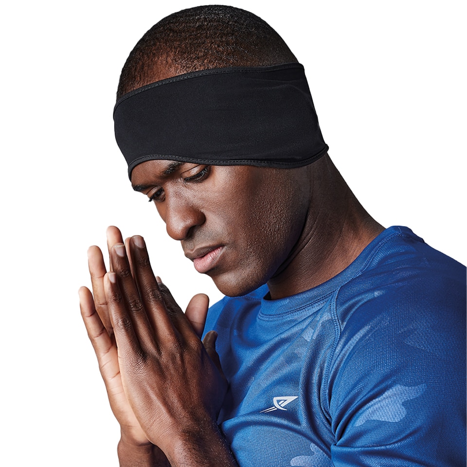 Bandana tehnica Sports Tech Running, unisex, negru eMAG.ro