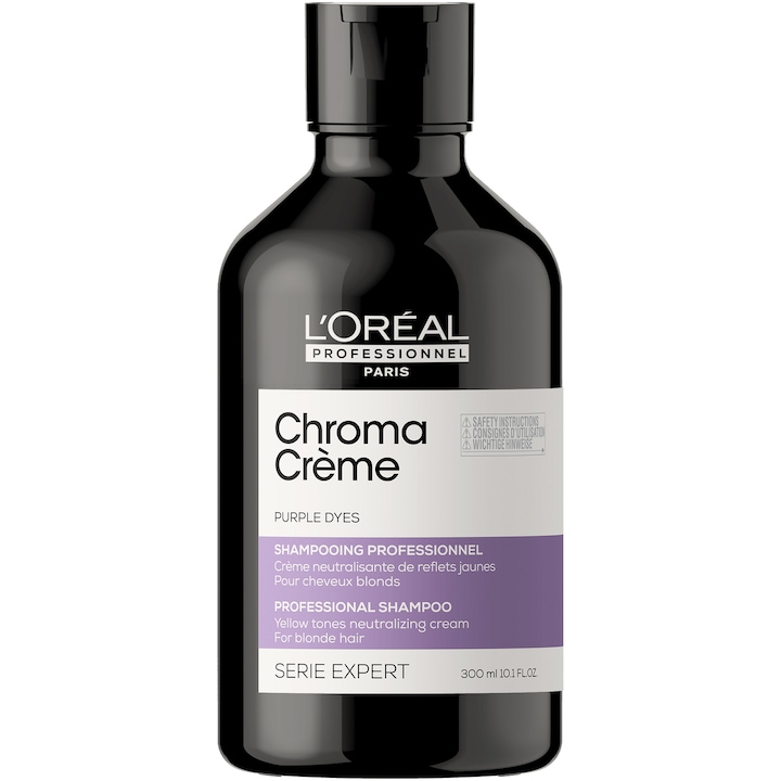 Sampon Neutralizator Reflexe Galbene L'Oréal Professionnel Serie Expert Chroma Crème Purple 300ml