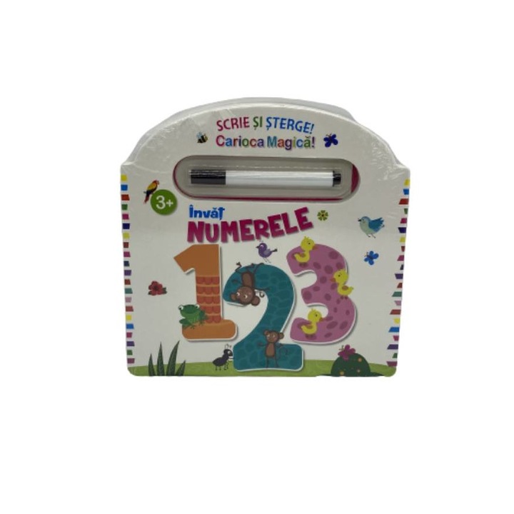 Carioca magica, Scrie si sterge - Joc Invat numerele, 7Toys