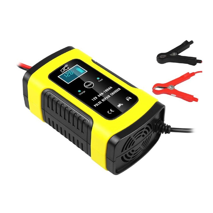 Токоизправител Auto Battery Charger 12V -6A, LX1206 с LCD за LTC батерии