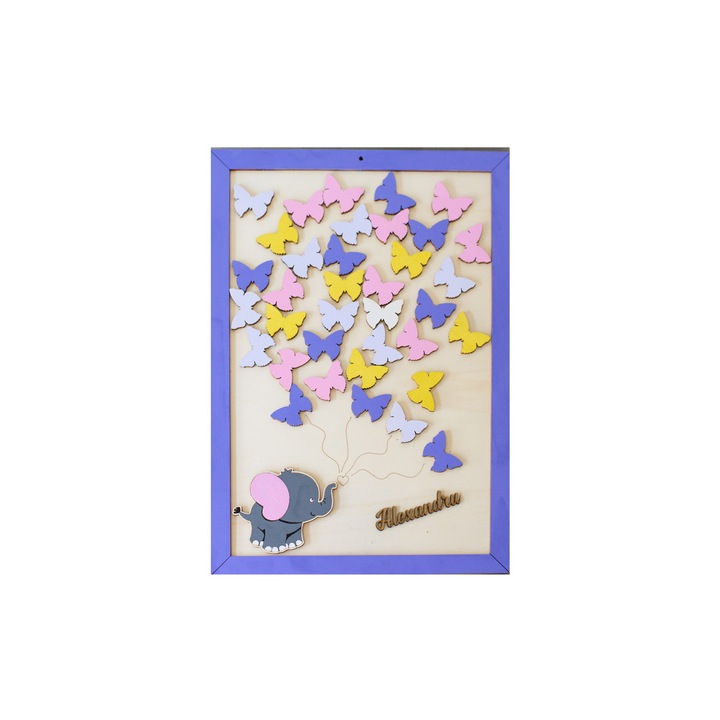 Guestbook, GB1006, DekoLaser, lemn, 50x35 cm