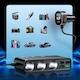 Adaptor splitter bricheta auto, Pyramid®, 5x USB, 3x bricheta, 1x type C PD, monitorizare voltaj bricheta, AD98