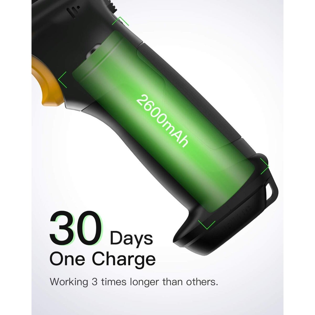 Bluetooth, vezeték nélküli vonalkódleolvasó 400M átviteli távolsággal