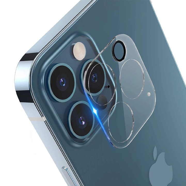 Стъклен протектор за камера LBL 5D за Apple iPhone 13 Pro, 13 Pro Max, Прозрачен