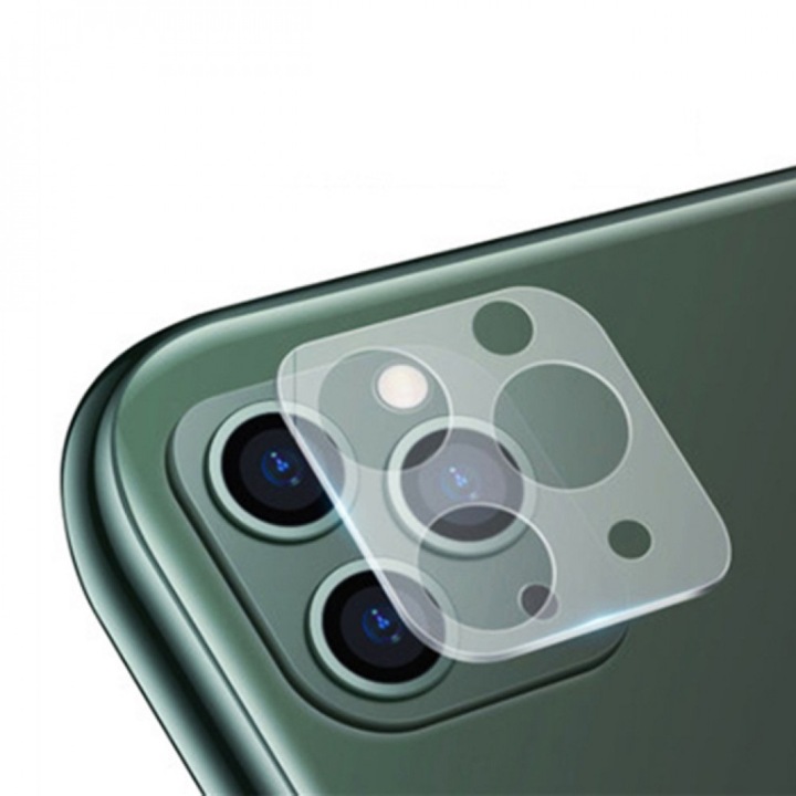 Стъклен протектор за камера LBL 5D за Apple iPhone 11 Pro, Pro Max, Прозрачен