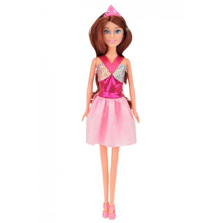 Papusa Barbie Lauren Glamour, Toi-Toys, Plastic, 29 cm, Multicolor
