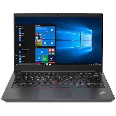 Лаптоп Lenovo ThinkPad E14 с AMD Ryzen 3 5300U (2.6-3.8GHz, 4M), 24 GB, 256GB M.2 NVMe SSD, AMD Radeon RX Vega 6, Windows 10 Pro, Черен