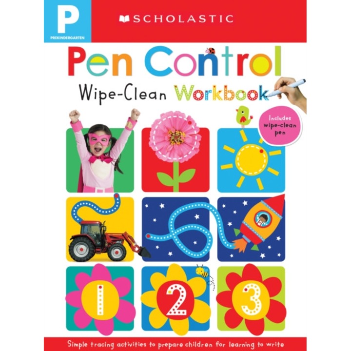 Pen Control: Scholastic Early Learners (Wipe-Clean) de Scholastic