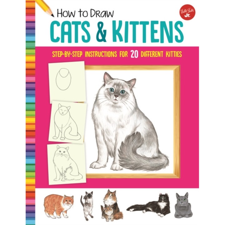 How to Draw Cats & Kittens: Step-By-Step Instructions for 20 Different Kitties de Diana Fisher