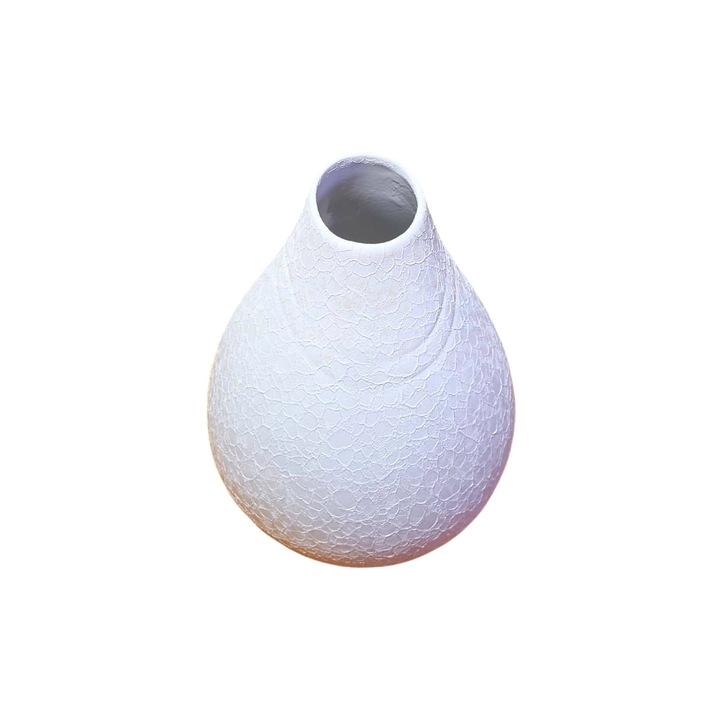 Vaza de masa Pairus, moderna, finisaj antistatic, h-26 cm