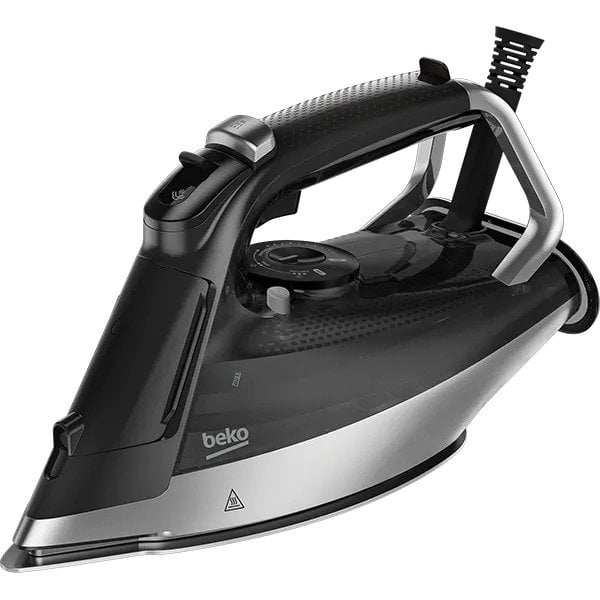 Fier de Calcat BEKO SIM5124A, 2600W, 230g/min, 350ml, talpa Soft Glide, Negru-Argintiu