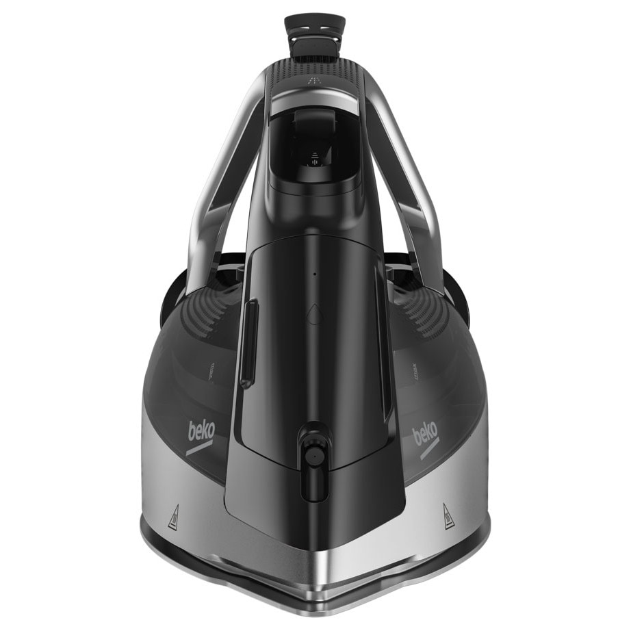 Fier de Calcat BEKO SIM5124A, 2600W, 230g/min, 350ml, talpa Soft Glide, Negru-Argintiu