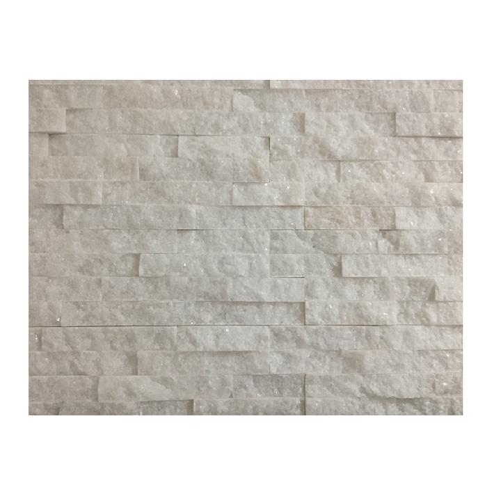 Crystal Z Panel Természetes Falburkolat, Sprengelt, Fehér, 10x36x1,5 cm, 0,36 m2/karton, 1 karton