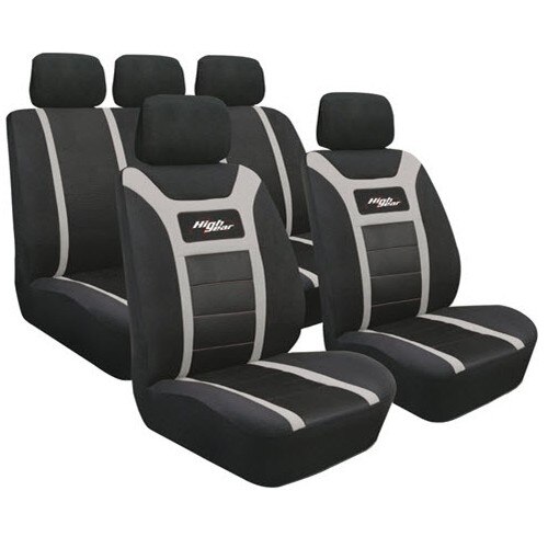 Set huse scaun fata si spate High Gear, gri, Lampa