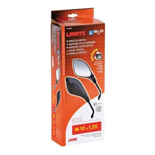 Pereche oglinzi pentru motocicleta, Lampa