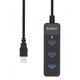 Orico W5PH4-U3 USB-elosztó, 4-portos USB3.0, asztali HUB
