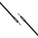 Orico XMC-10 kábel, sztereó jack - sztereó jack, 3,5 mm, 1 m, fekete, AUX kábel