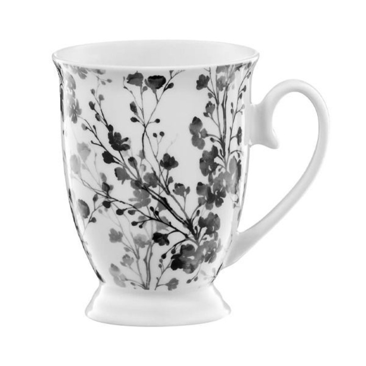 Cana portelan cu talpa Ambition 300 ml, Black Nature