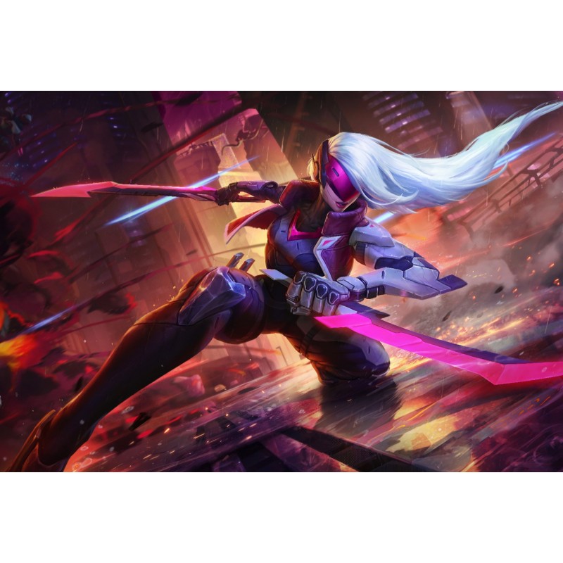 Not essential vase hay Poster League Of Legends Project Katarina, 61x90cm, Multicolor - eMAG.ro