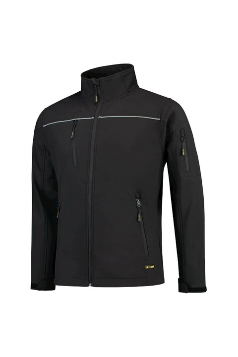 Jacheta softshell unisex, T53, negru, Negru, 5XL