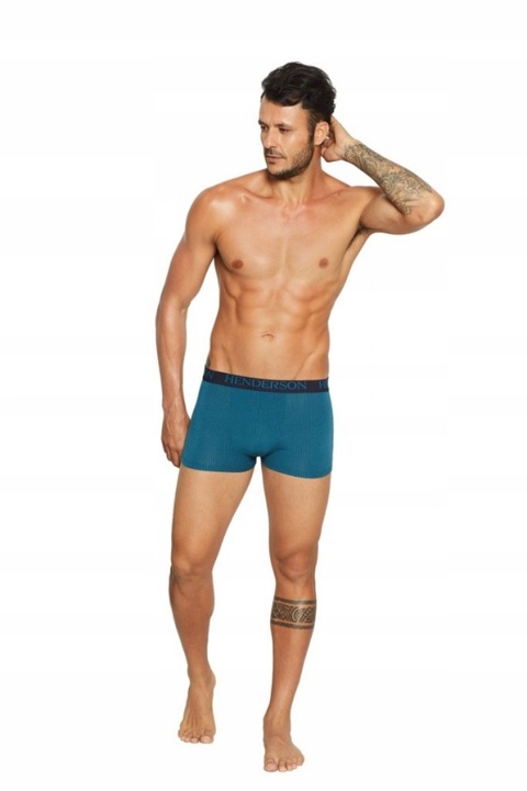 Boxeri barbati, Bumbac, Albastru, XXL