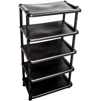 Raft Pantofi 5 Polite 45X30X76 cm, Negru Raft Pantofi 5 Polite 45X30X76 cm, Negru