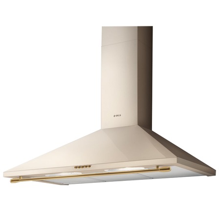 Hota decorativa Elica Tamaya Rail CRBR/A/60, putere de absorbtie 368 mc/h, 1 motor, 60 cm, Crem/Bronz