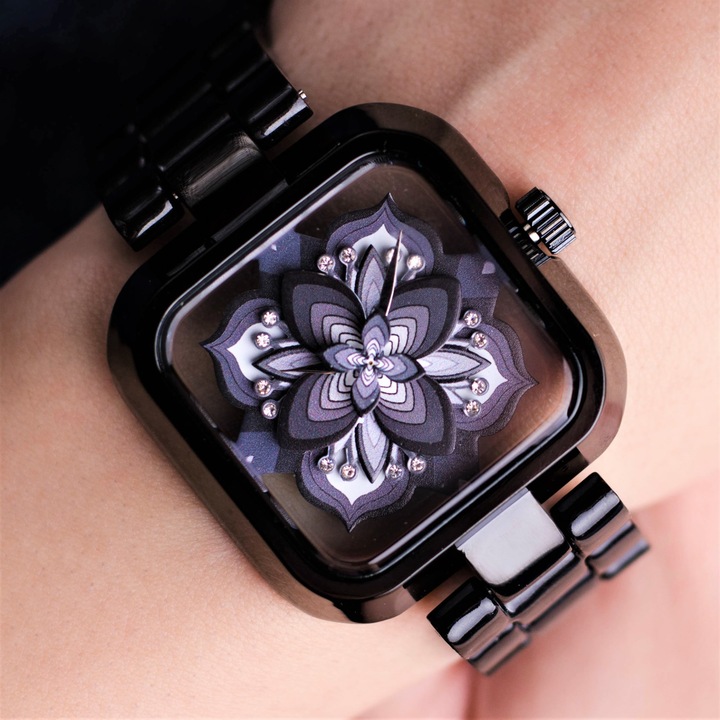 Дамски часовник Prance Ceramic, черен