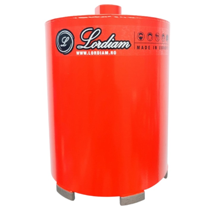 Carota Diamantata Caramida LORDIAM Ø 102, L 150mm, M16