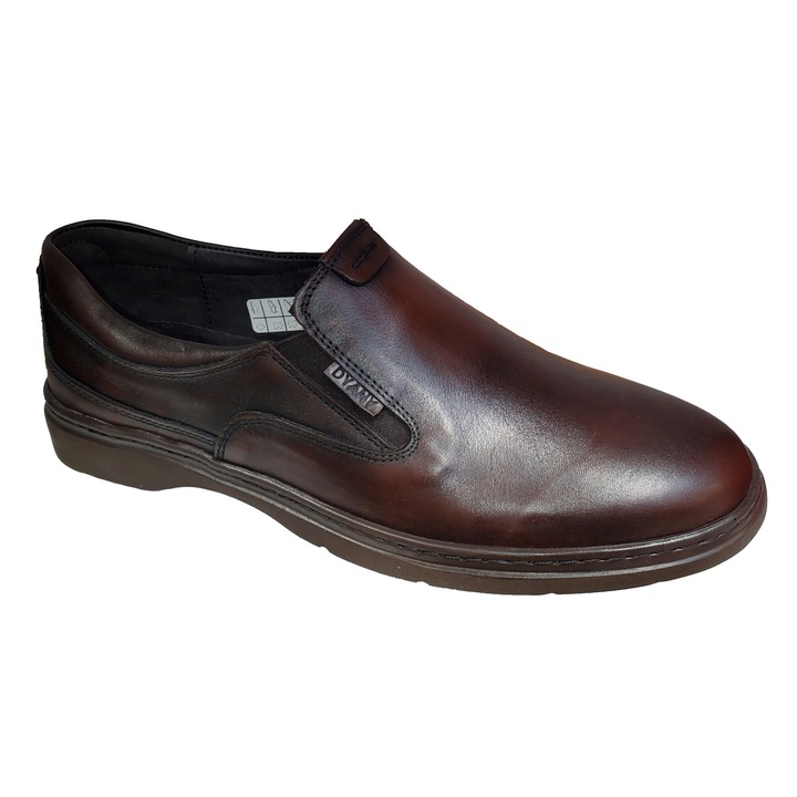 Pantofi barbati premium din piele naturala Dyany, maro milenium, 40