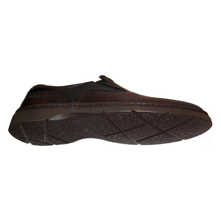 Pantofi barbati premium din piele naturala Dyany, maro milenium, 40