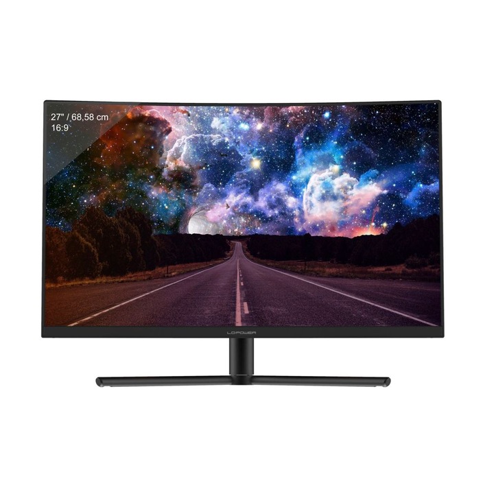 LC-Power LC-M27-FHD-240-C számítógép monitor 68,6 cm (27") 1920 x 1080 pixelek Full HD Fekete