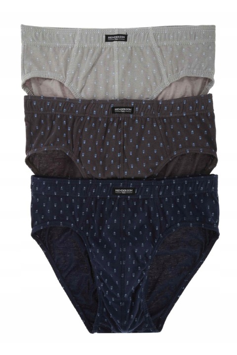 Henderson férfi fehérnemű készlet, pamut, többszínű, M, 3db