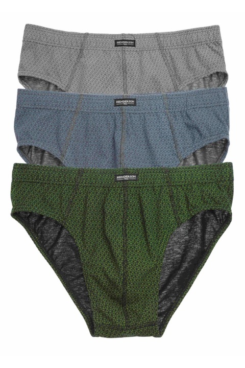 Henderson férfi fehérnemű készlet, pamut, többszínű, M, 3db