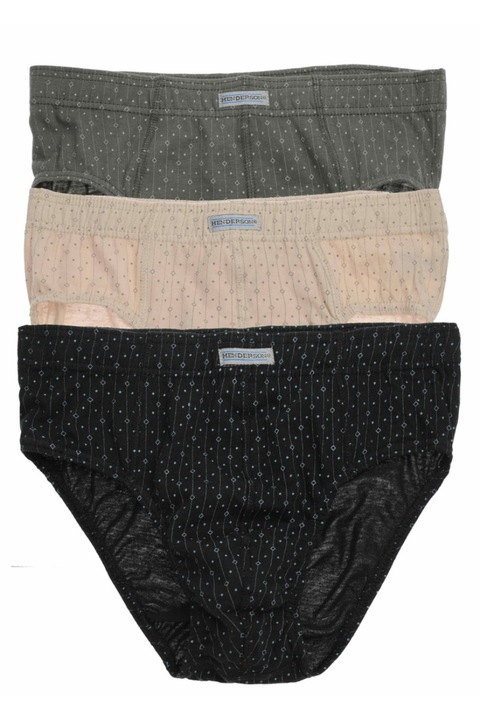 Henderson férfi fehérnemű készlet, pamut, többszínű, M, 3db