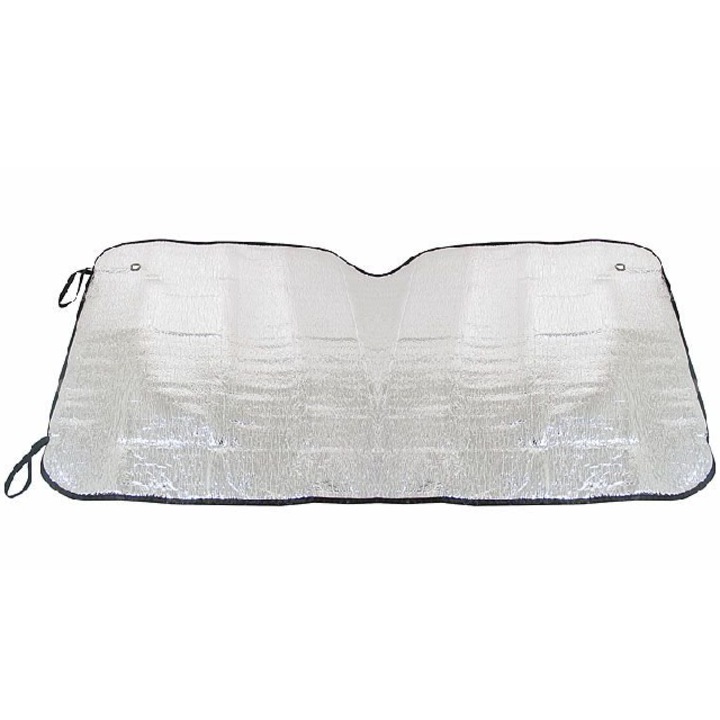 Parasolar cu ventuza, 130 x 60 cm, Argintiu