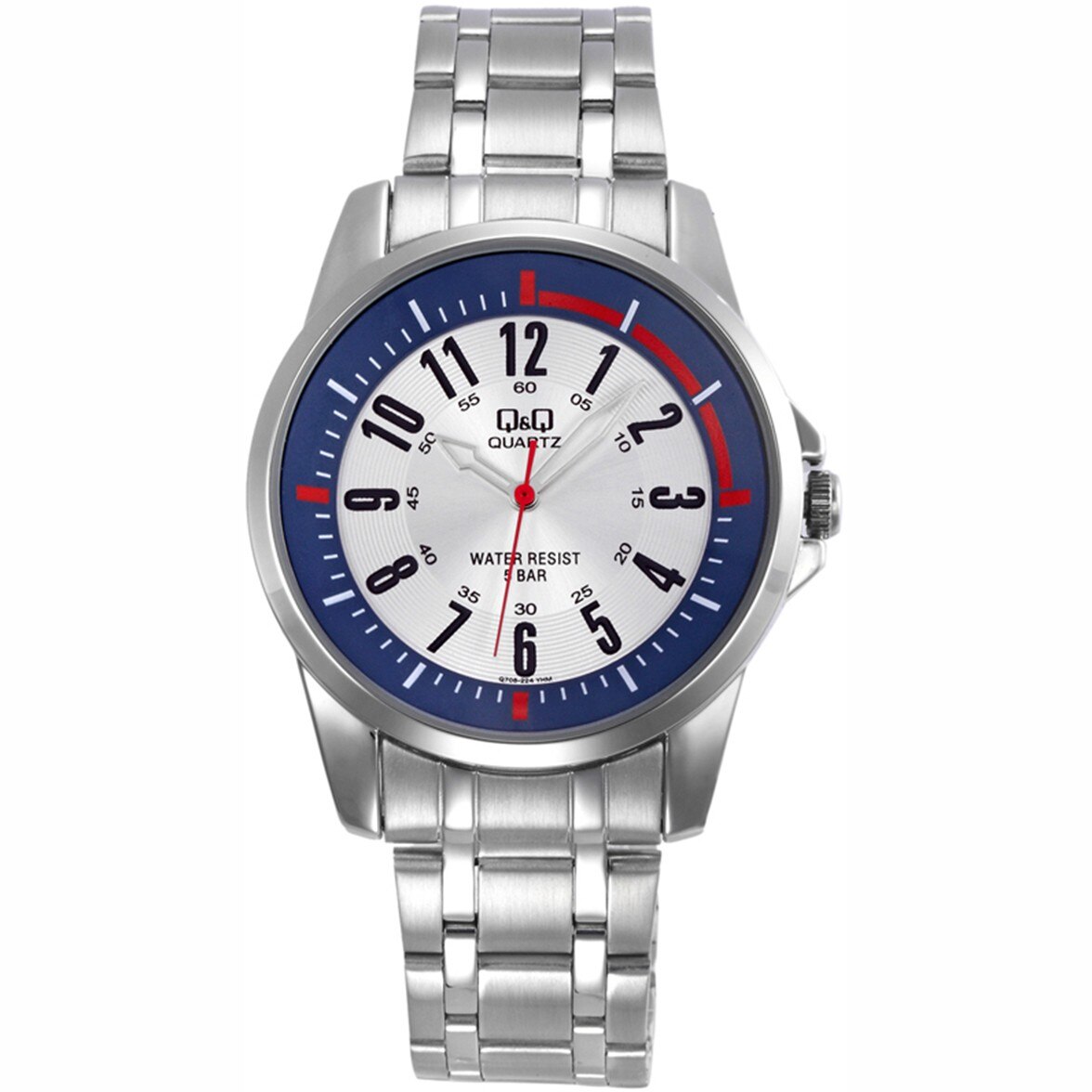 Ceas barbatesc Q&Q Silver Blue - Q708J224Y