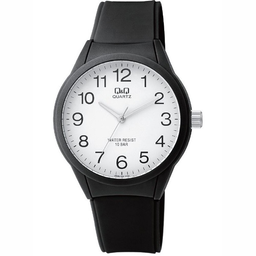Ceas barbatesc Q&Q Silicone Black Strap - VR28J002Y