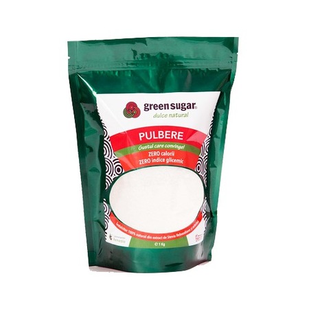 Zahar Din Stevia Rebaudiana Pulbere Green Sugar 1 Kg Laboratoarele Remedia Emag Ro